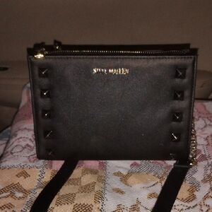 Steve Madden Black Stud Accent Crossbody